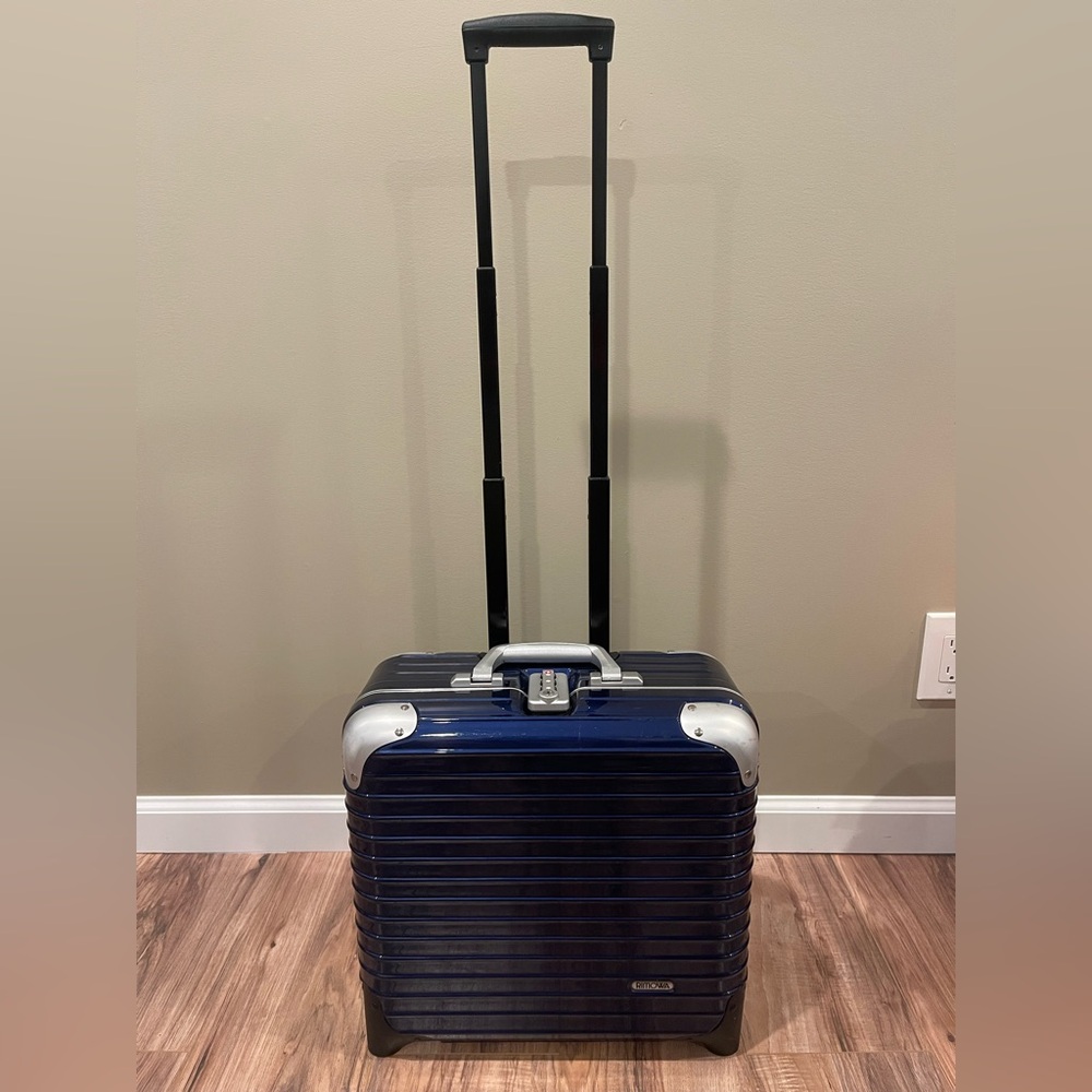 RIMOWA Blue Conpact Carry-On Luggage